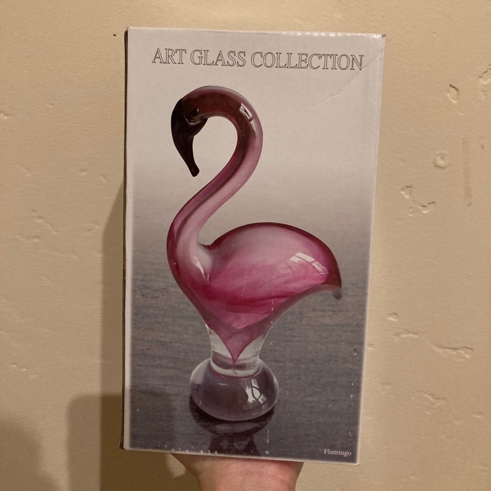 Glass Flamingo